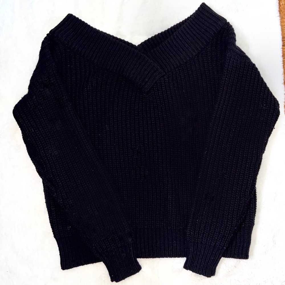 Off the shoulder Knit Sweater